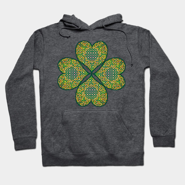 Lucky Celtic Four Leaf Clover St Patricks Day Shirt